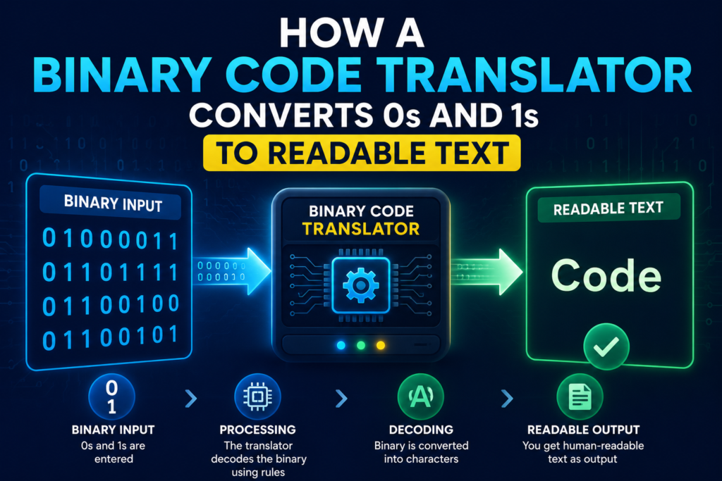 how a binary code translator works