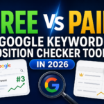 thumbnail on free vs paid google keyword position checker tools