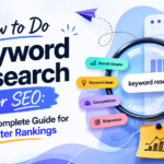 How to do keyword research for SEO – 5 step process infographic